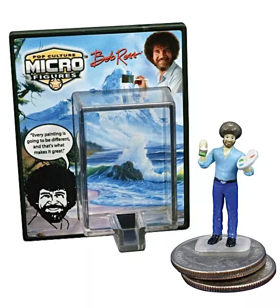 World’s Smallest Bob Ross Action Figure