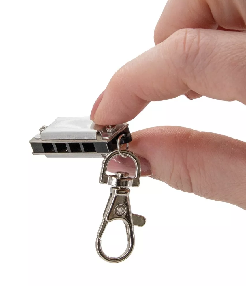 World’s Tiniest Harmonica Keyring