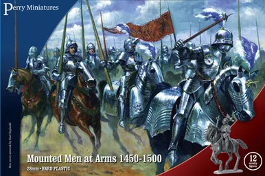 WR40 MOUNTED MEN AT ARMS 1450 - 1500