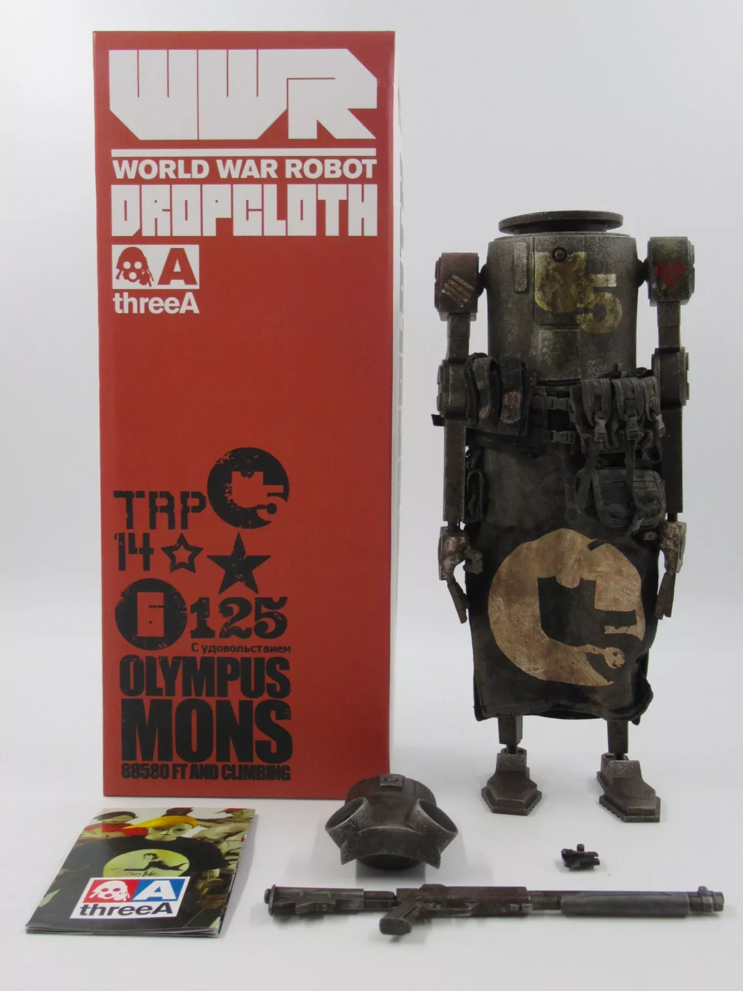 WWR Dropcloth Commando Uncle 5 Figure - threeA/Ashley Wood (2010) 3A J