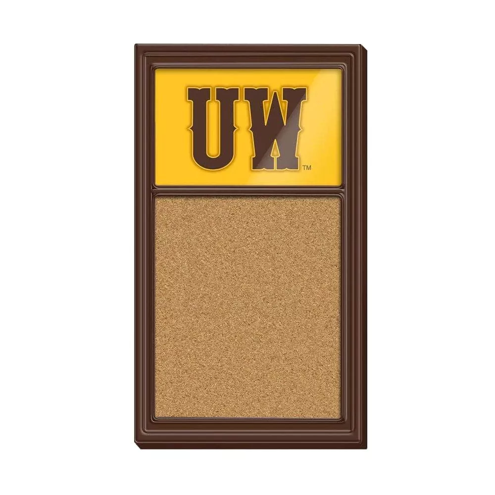 Wyoming Cowboys: UW - Cork Note Board