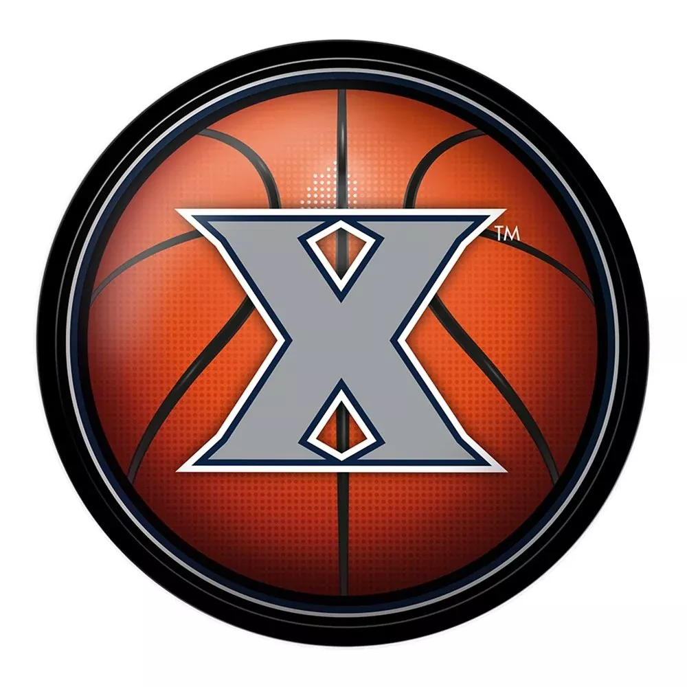 Xavier Musketeers: Basketball - Modern Disc Wall Sign