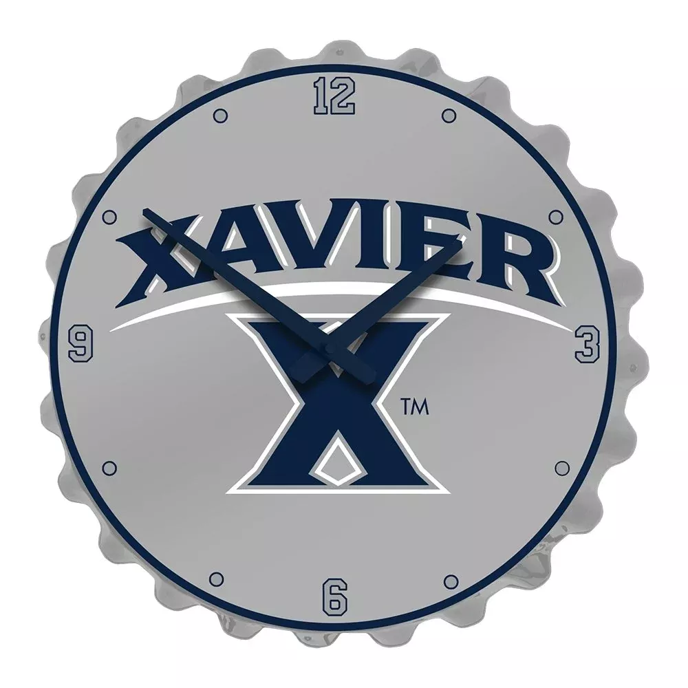 Xavier Musketeers: Bottle Cap Wall Clock