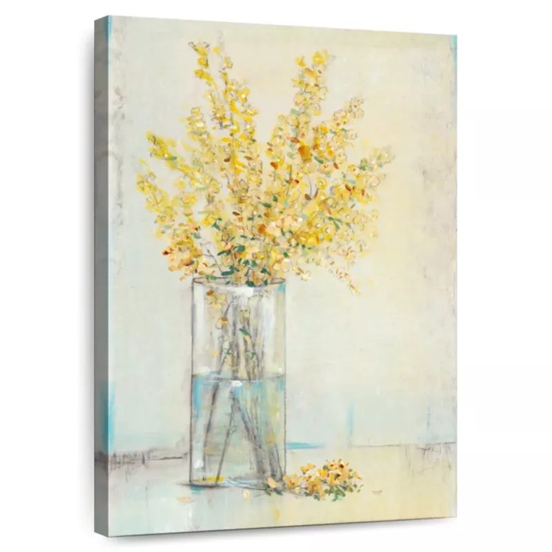 Yellow Spray In Vase II Wall Art