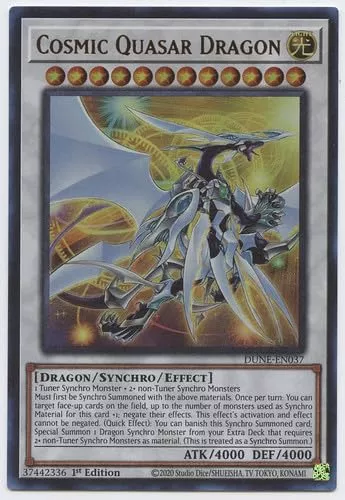 Yu-Gi-Oh! Duelist Nexus Trading Card - Standard Size - Blue - Ungrad