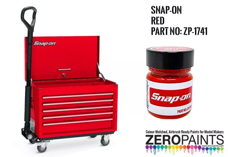 Zero Paints Snap On Red - ZP-1741