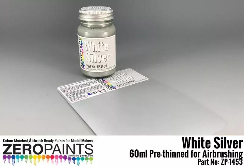 Zero Paints White Silver 60ml - ZP-1453